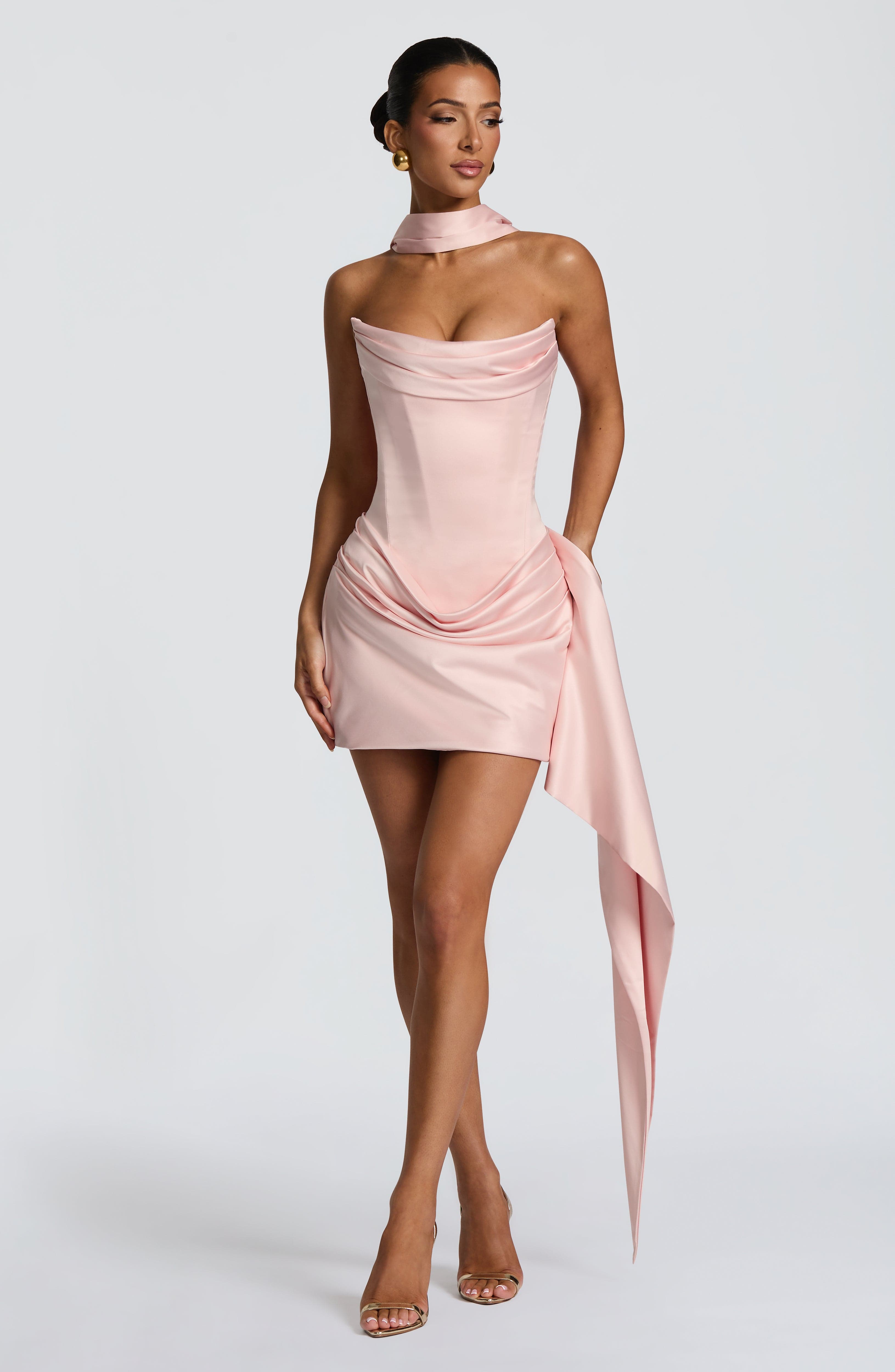 Mona Mini Dress - Blush – image 6