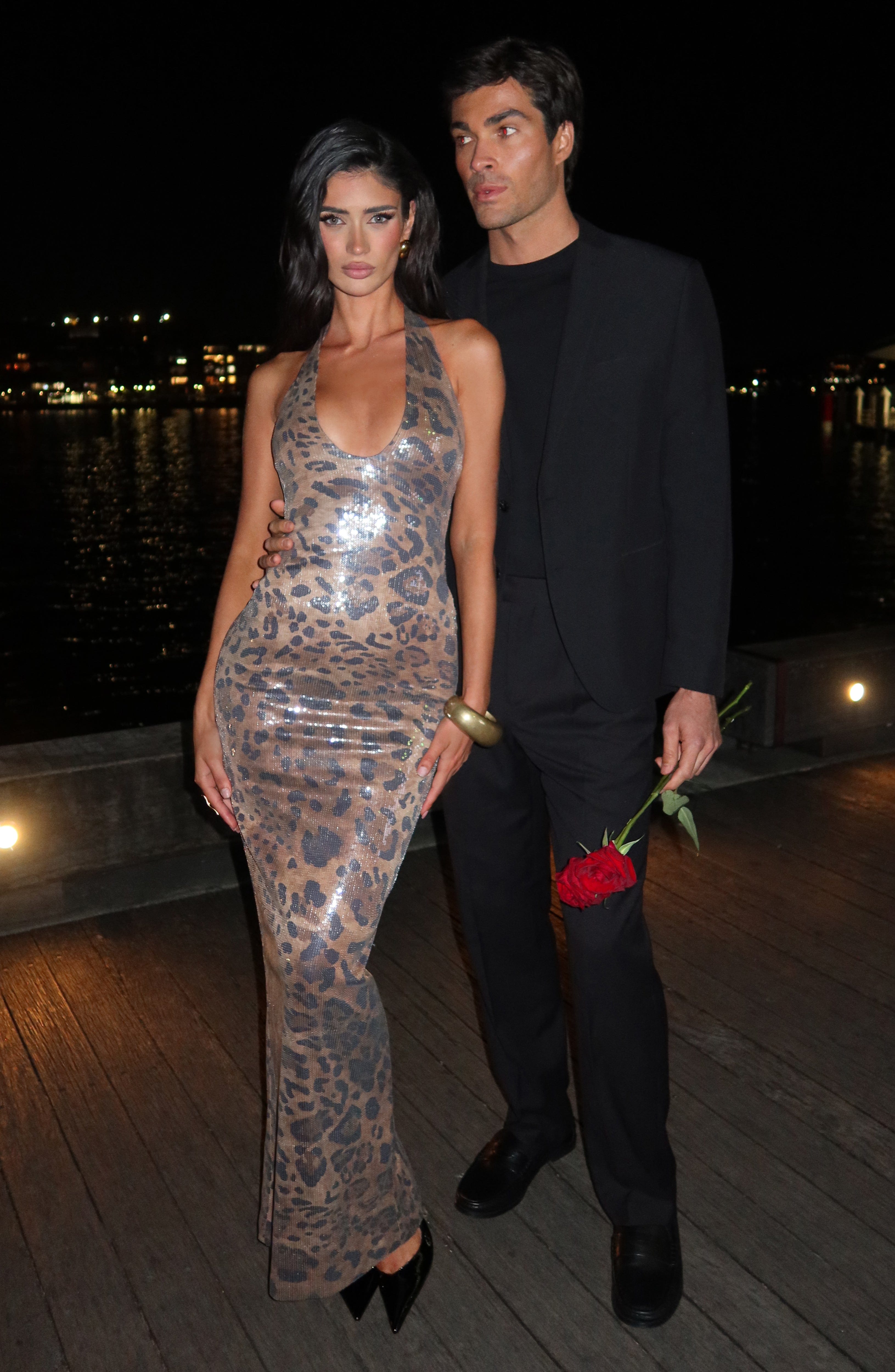 Morena Maxi Dress - Sequin Leopard Print – image 5