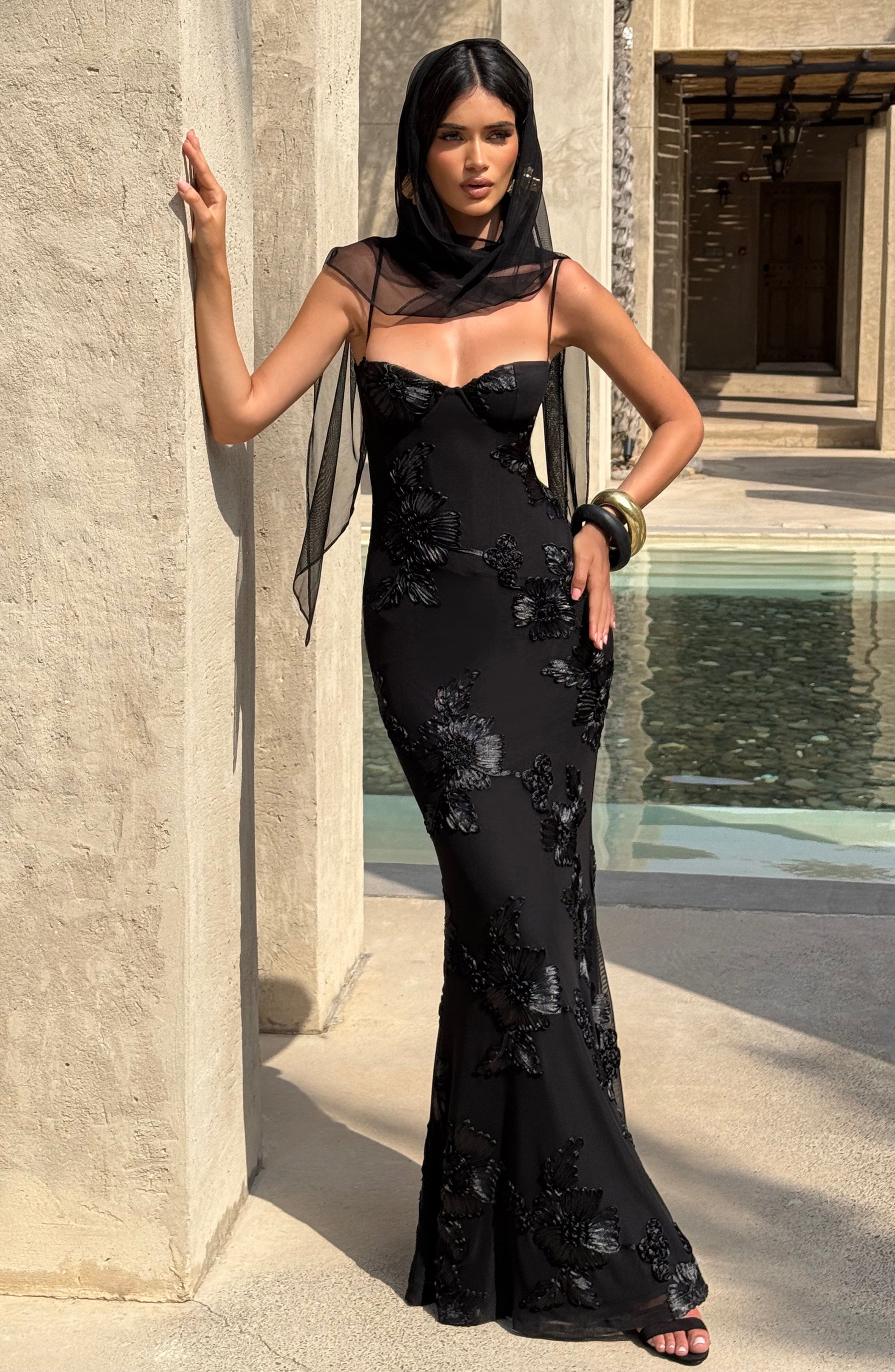 Nefertiti Maxi Dress - Black – image 3