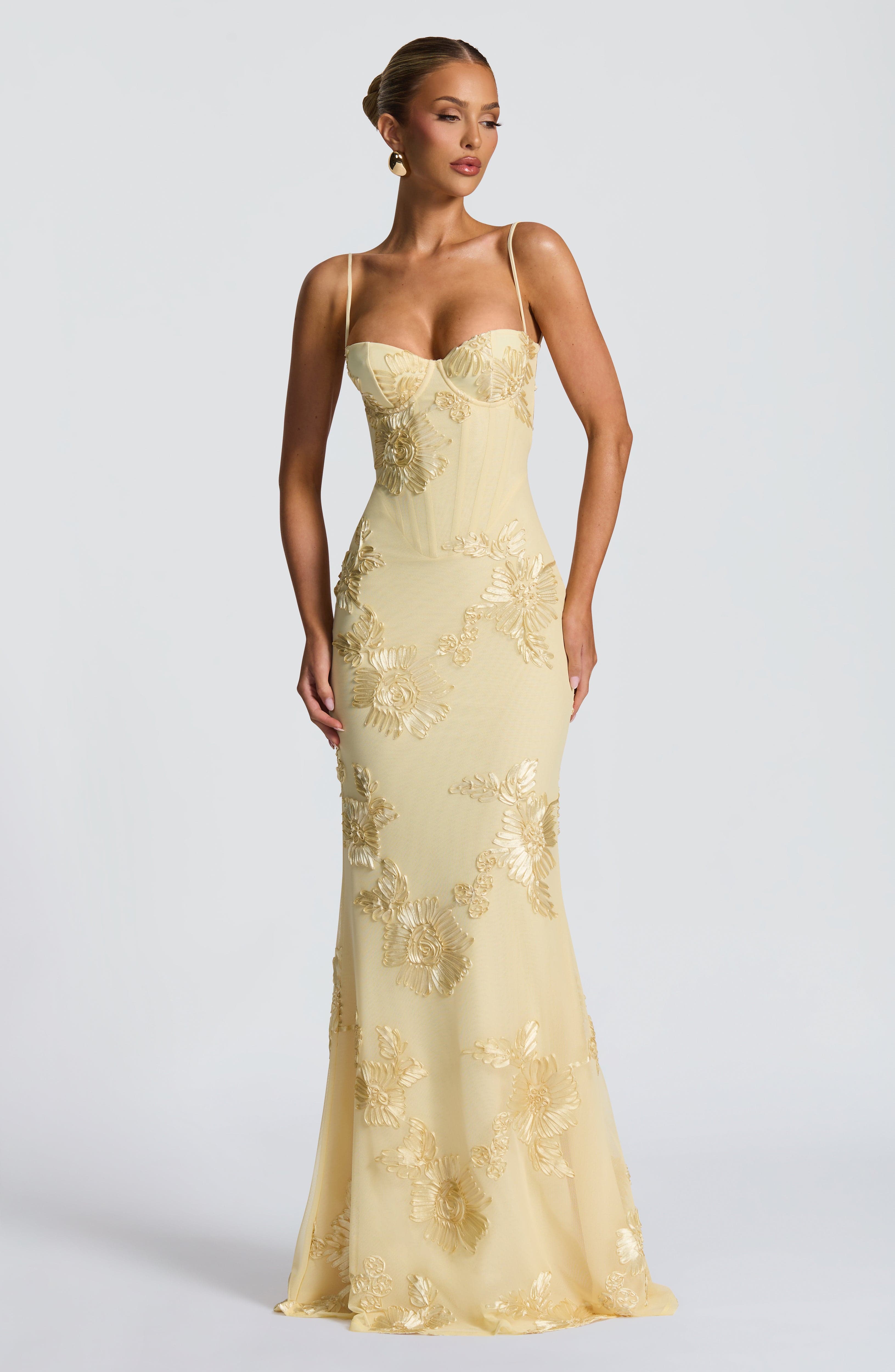Nefertiti Maxi Dress - Lemon – image 1