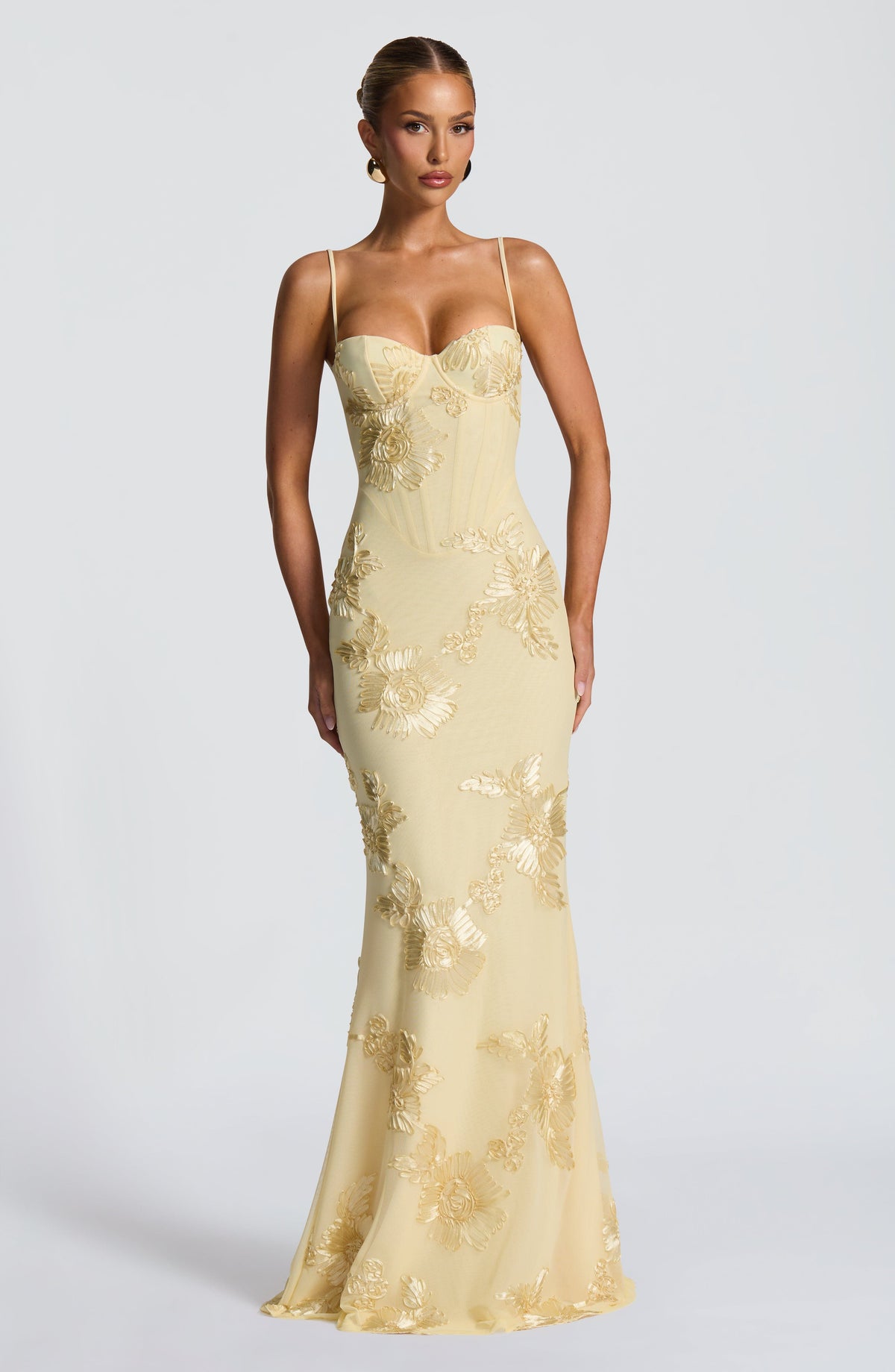 Nefertiti Maxi Dress - Lemon – image 4