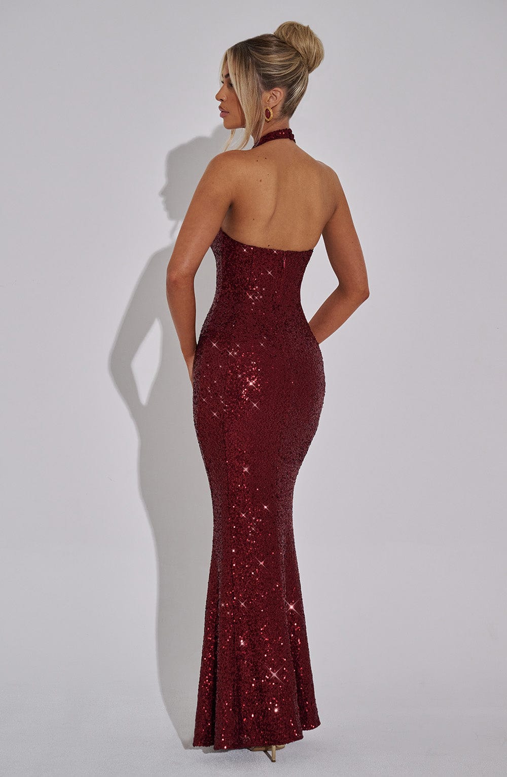 Odette Maxi Dress - Wine – image 6