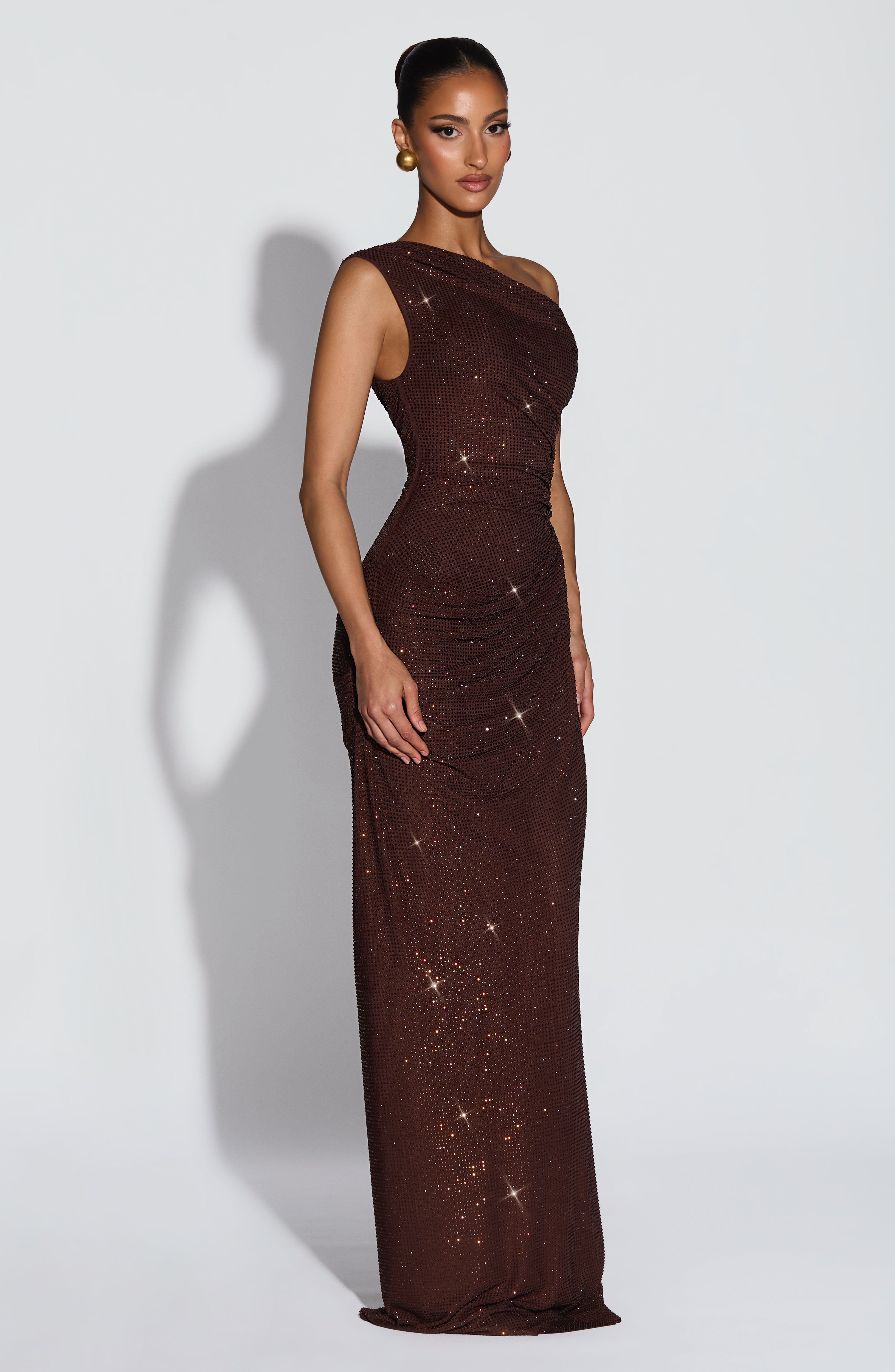 Ottilie Maxi Dress - Plum Brown – image 5