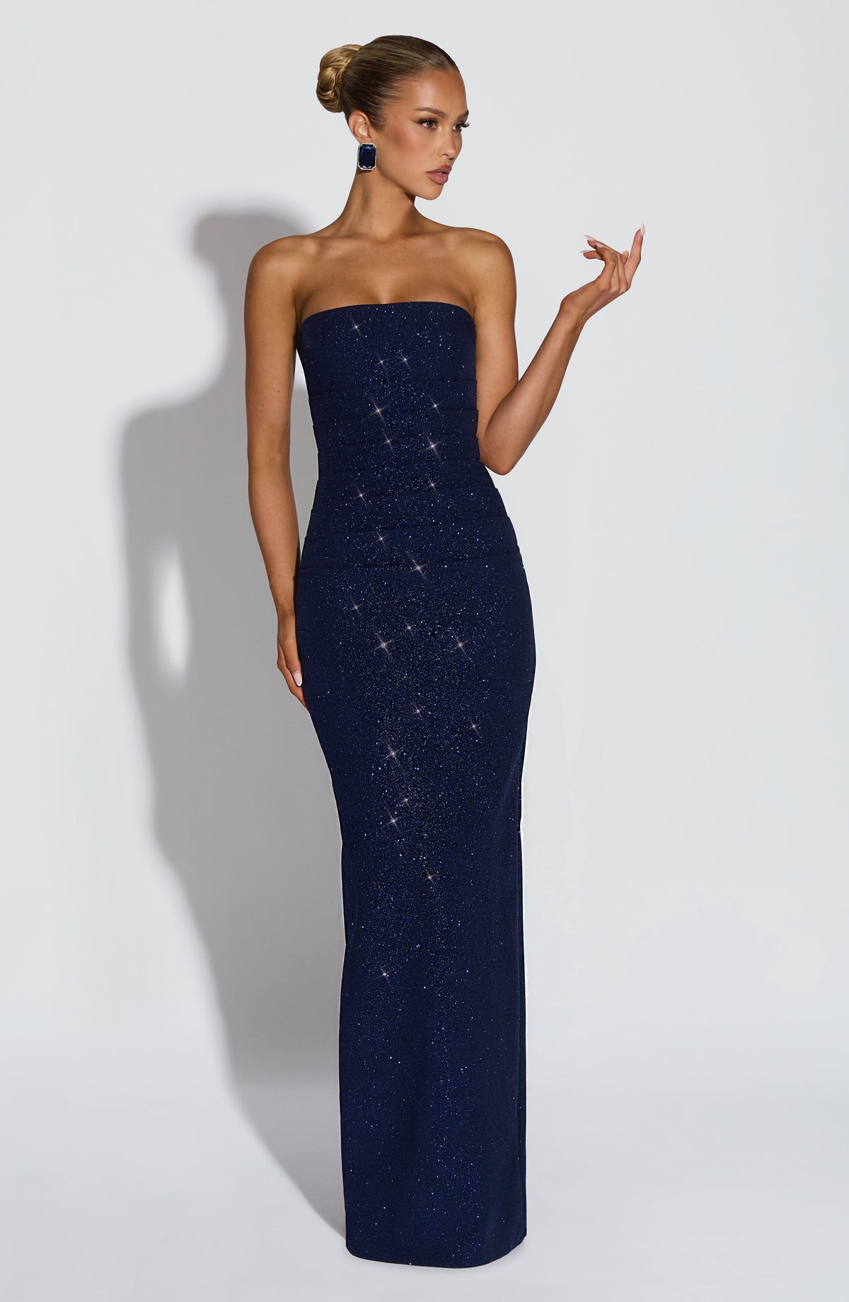 Pandra Maxi Dress - Navy Sparkle – image 2