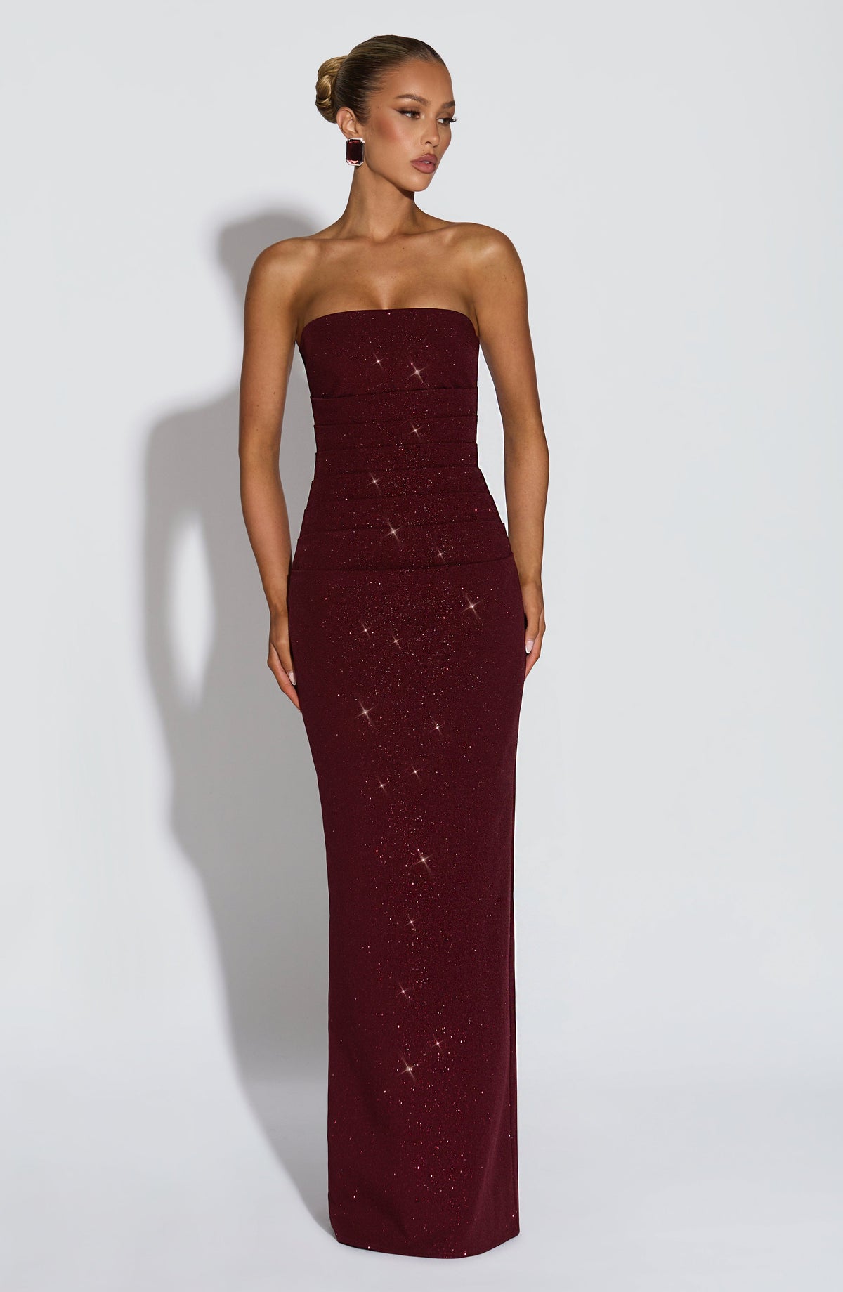 Pandra Maxi Dress - Wine Sparkle – image 2