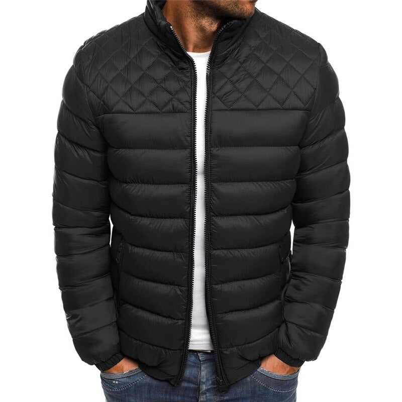 Herren Pufferjacke Winter | Warme Steppjacke für kalte Tage