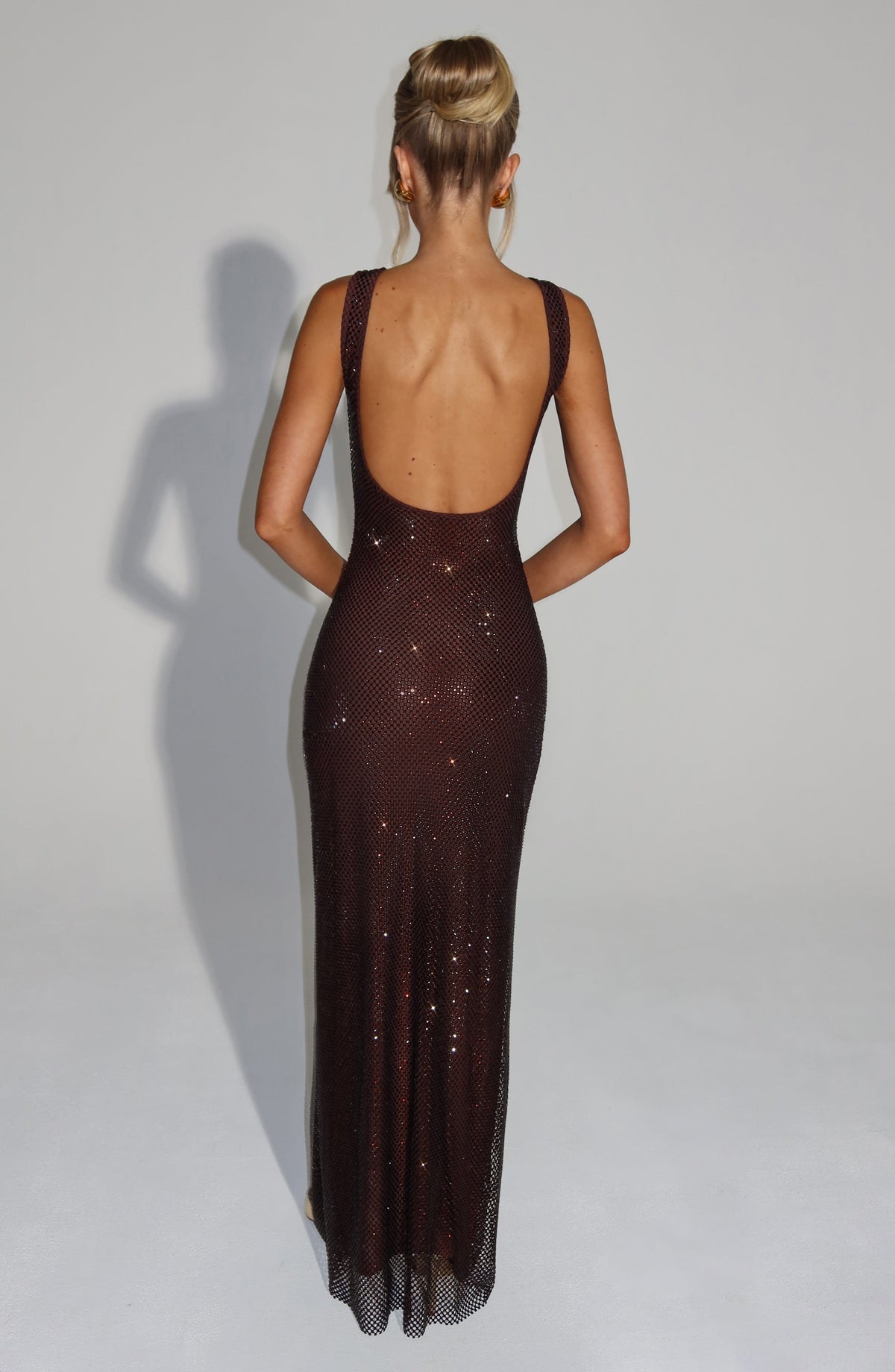 Petra Maxi Dress - Plum Brown – image 5