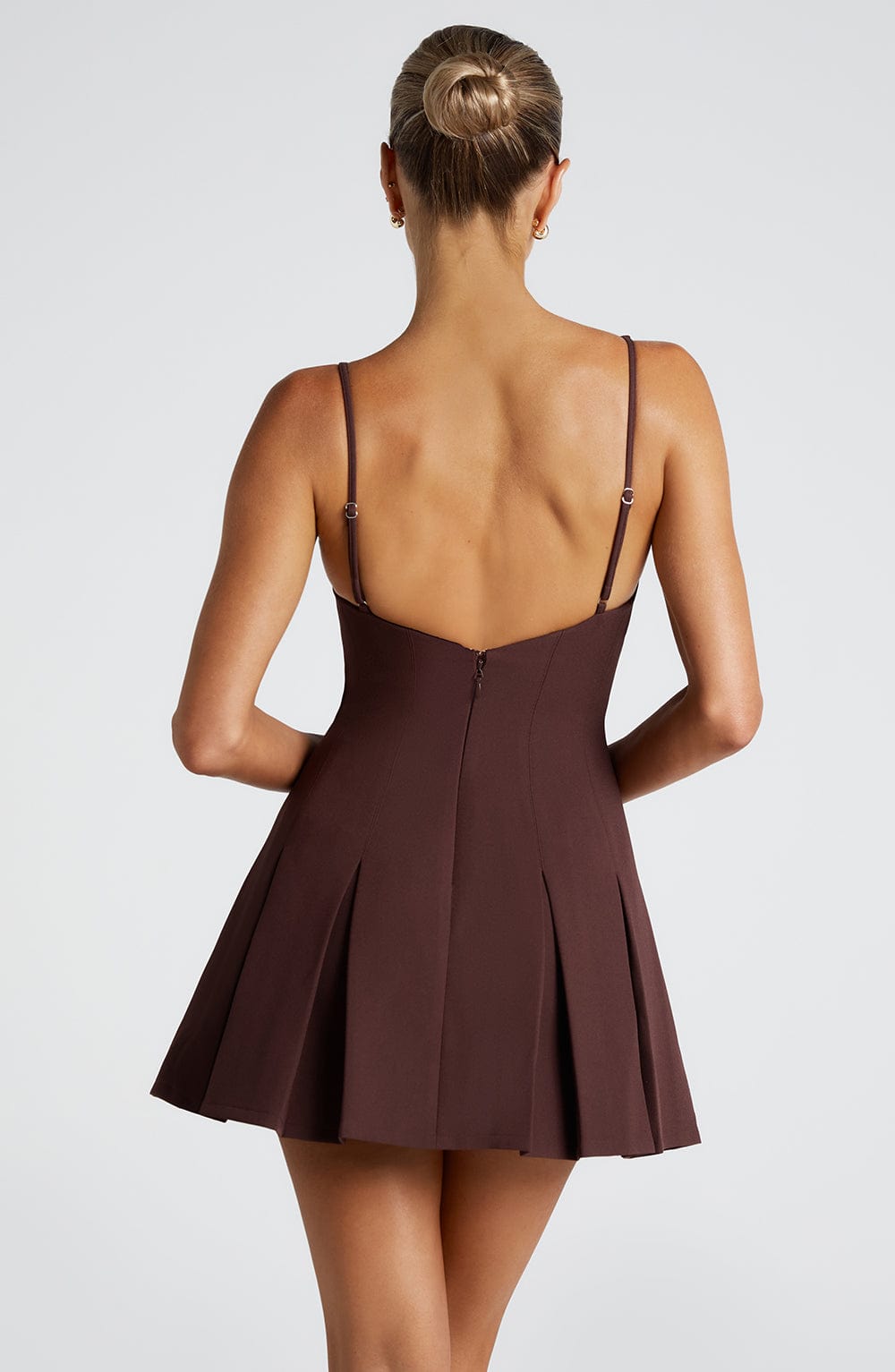 Rory Mini Dress - Plum Brown – image 2