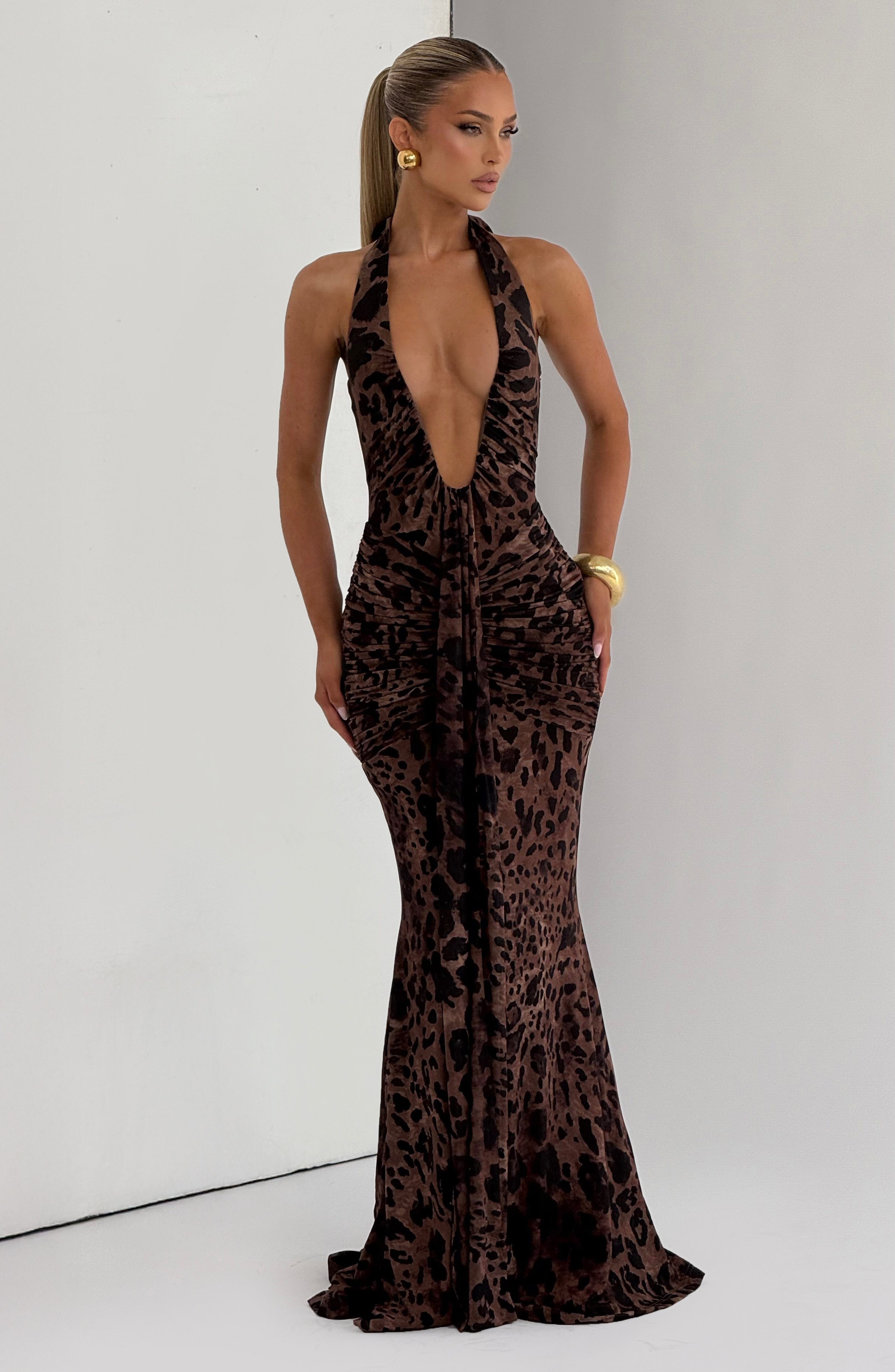 Rosetta Maxi Dress - Leopard Print – image 12