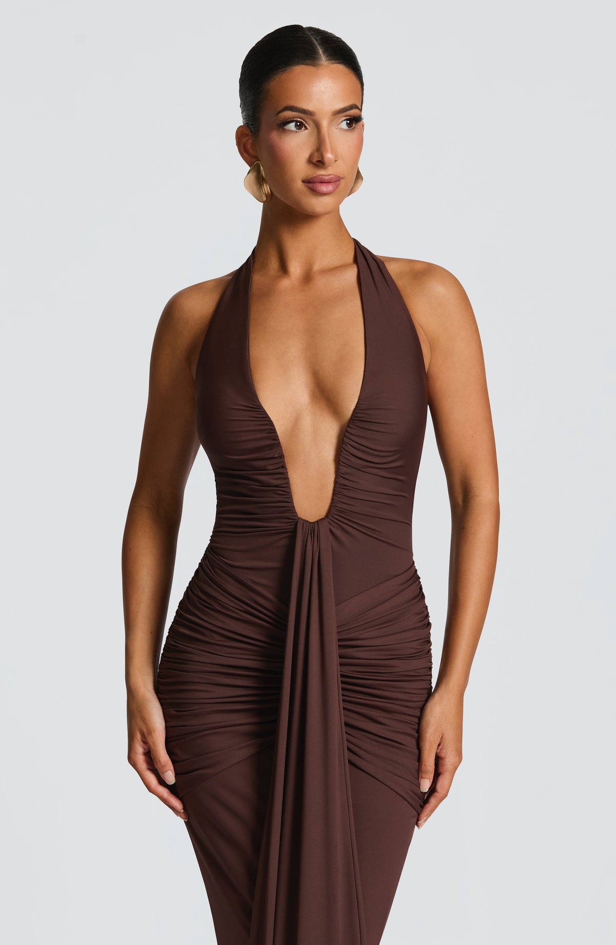 Rosetta Maxi Dress - Plum Brown – image 6
