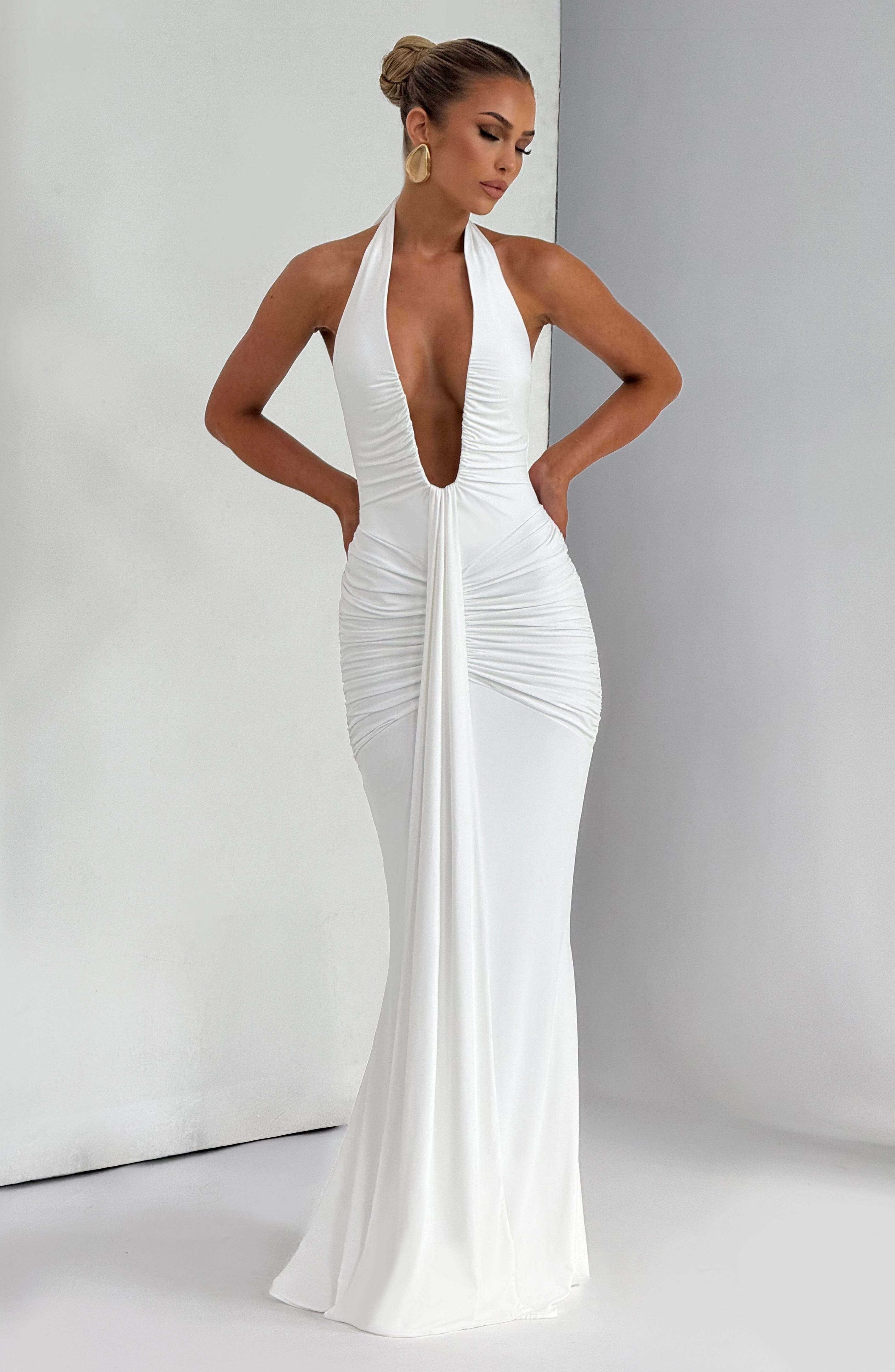 Rosetta Maxi Dress - White – image 3