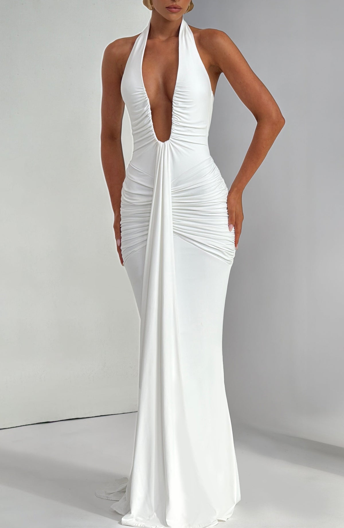 Rosetta Maxi Dress - White – image 1