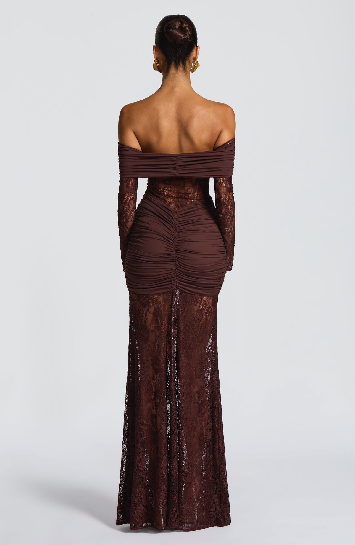 Sauline Maxi Dress - Plum Brown – image 2