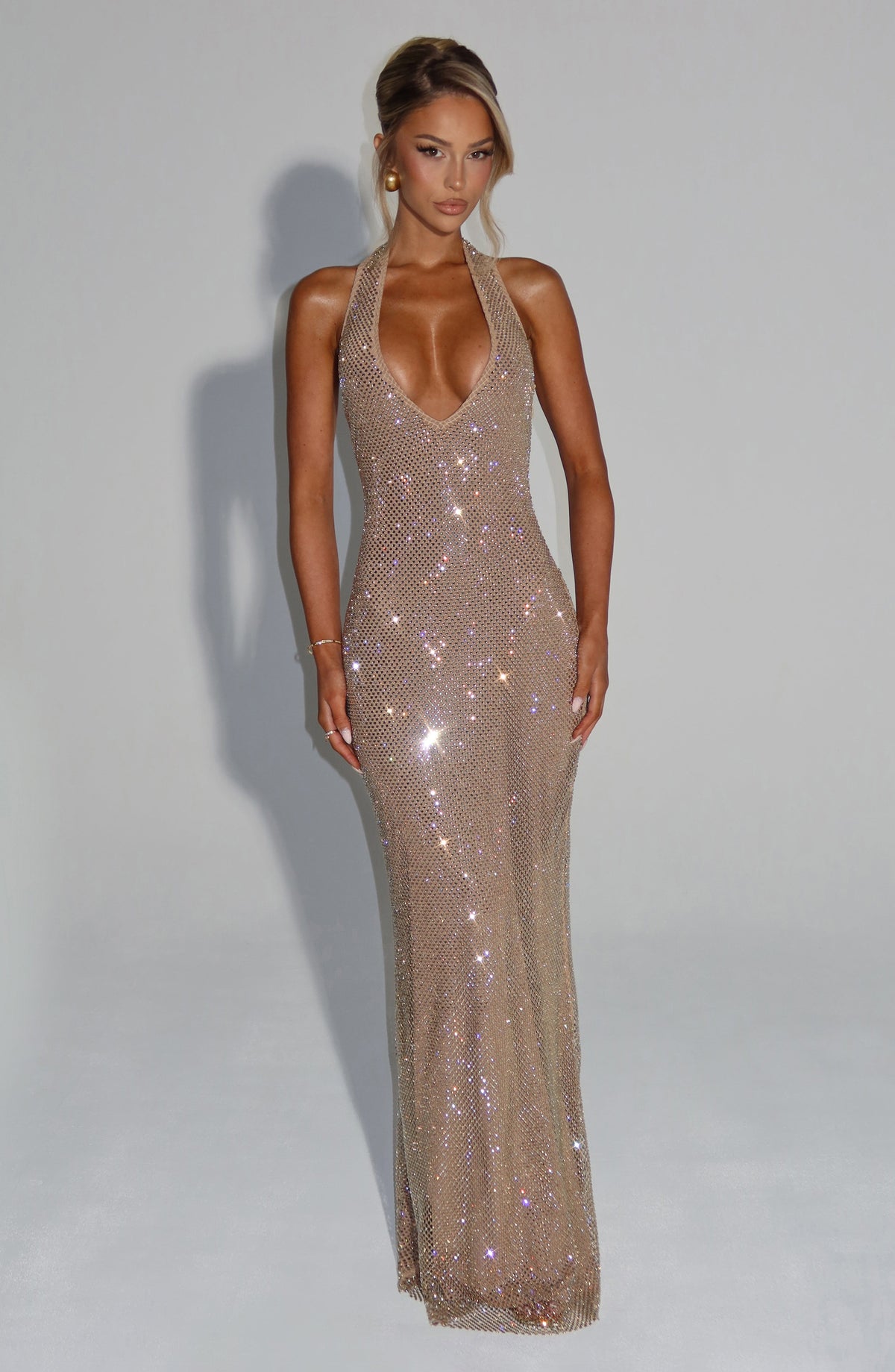 Starla Maxi Dress - Gold – image 1