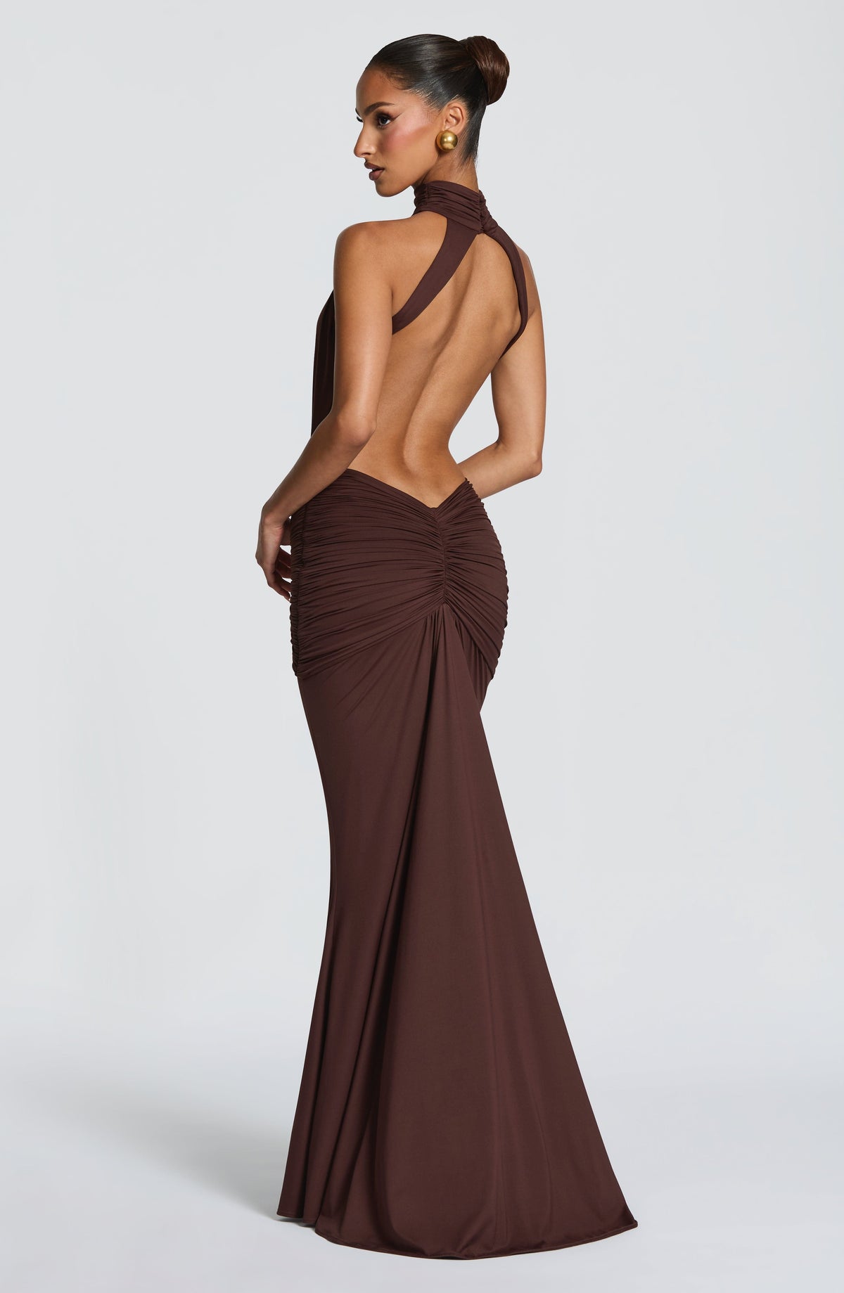 Thekla Maxi Dress - Plum Brown – image 2