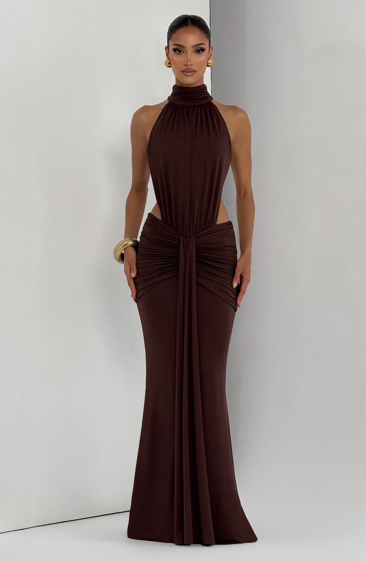 Thekla Maxi Dress - Plum Brown – image 14