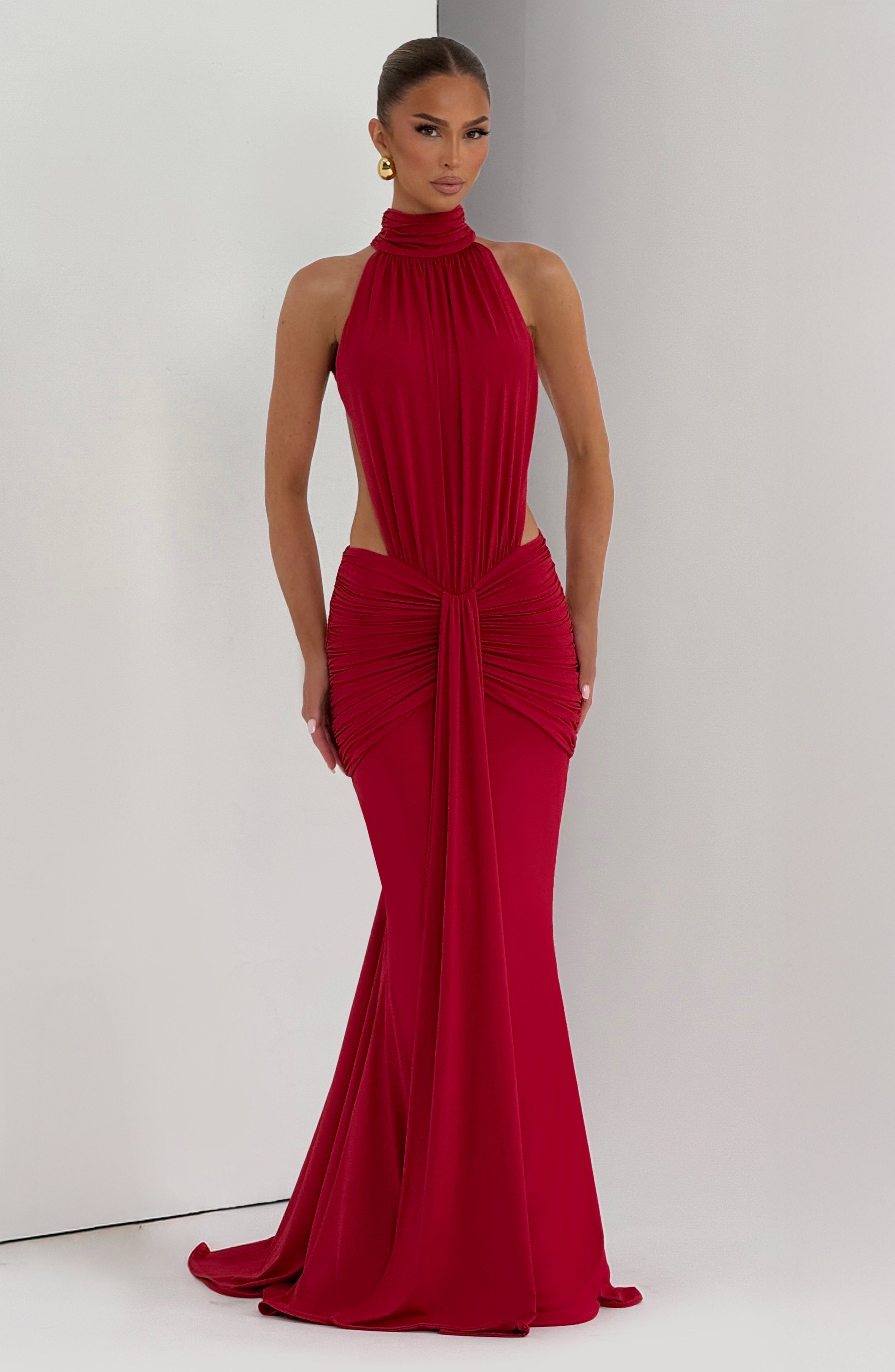 Thekla Maxi Dress - Red – image 12