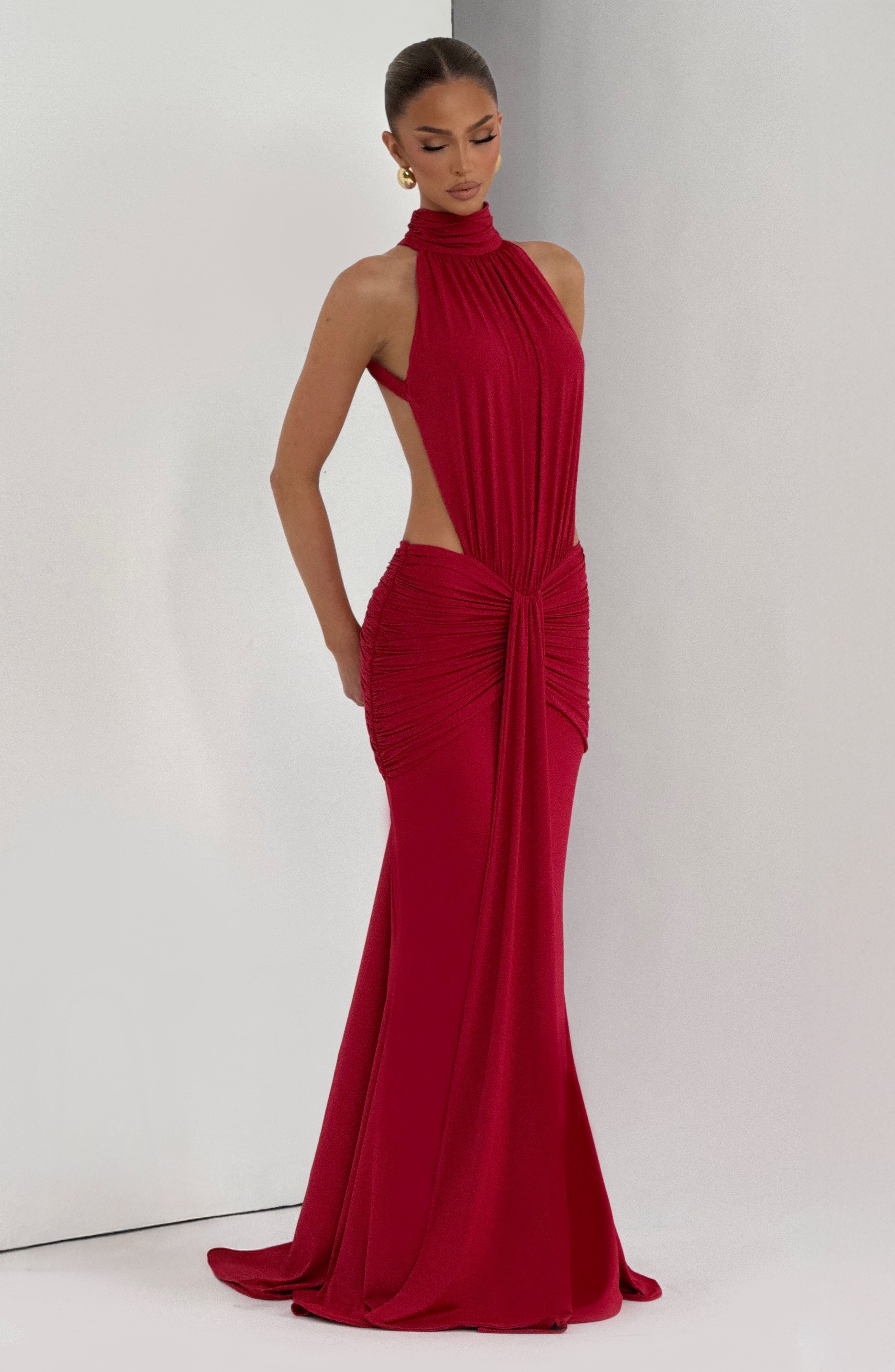 Thekla Maxi Dress - Red – image 11