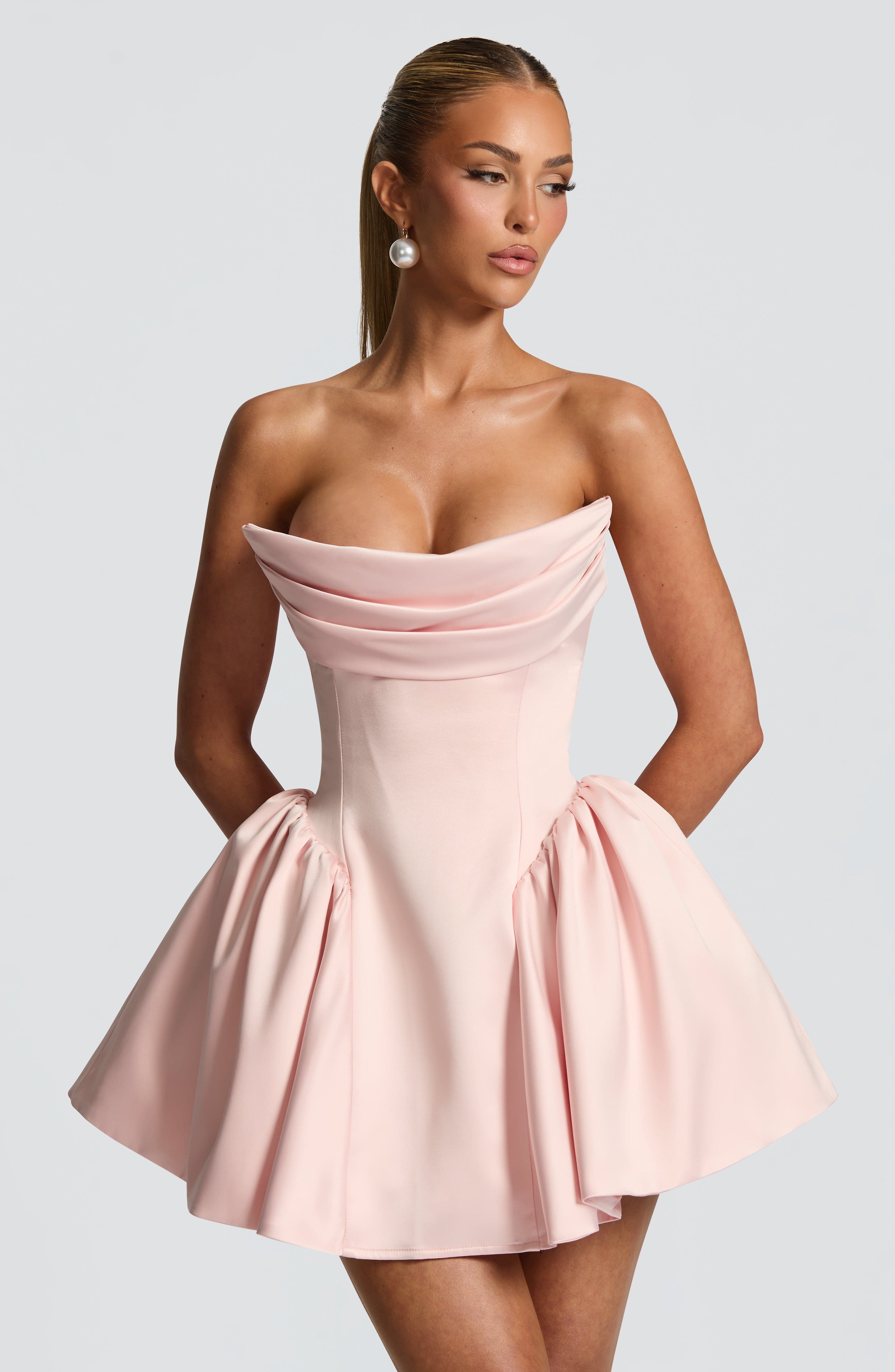 Trinity Mini Dress - Blush – image 7